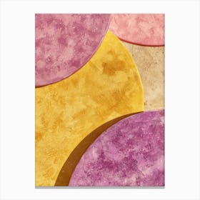 Pastel Circles Canvas Print