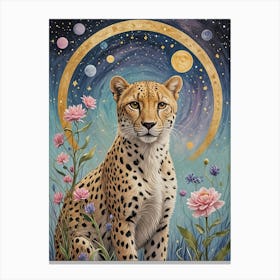 Cosmic Cheetah Canvas Print