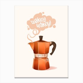 Moka Coffee Pot Canvas Print