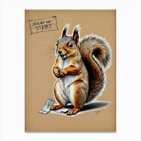 Squirrel Canvas Print