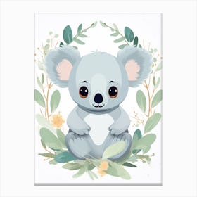 Baby Animal Illustration  Koala 1 Canvas Print