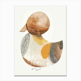 Charming Nursery Kids Animals Duckling 4 Canvas Print
