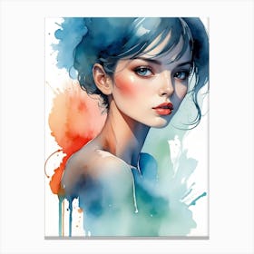 Watercolor Painting 49 Canvas Print