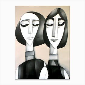 Two Women Canvas Print