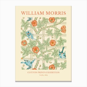 William Morris Cotton Prints Exhibition Canvas Print