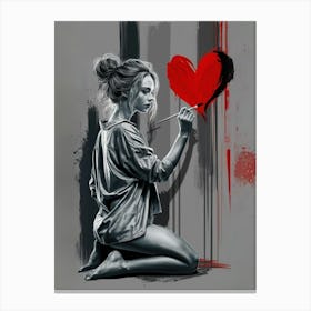 Love - Painting Canvas Print