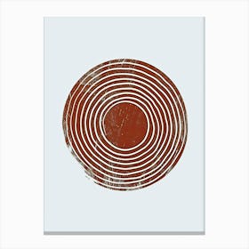 Heilbronn Minimal - Minimalist Bauhaus Canvas Print