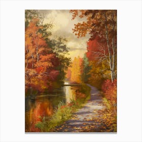 Autumn Road 3 Canvas Print