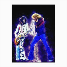 Spirit Of Robert Plant & Jimmy Page Canvas Print