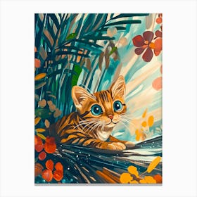 Bengal Cat Canvas Print