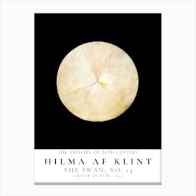 Hilma Af Klint Swan 1 Canvas Print