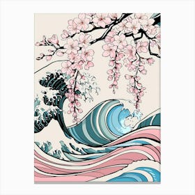 Great Wave Off Kan Canvas Print