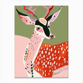 Enchanted Deer Canvas Print