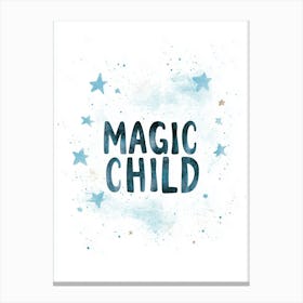 Magic Child (Blue) Canvas Print