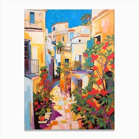 Syracuse Italy 2 Fauvist Painting Canvas Print