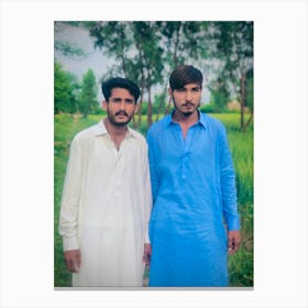 Two Young Men In Pakistan  Canvas Print