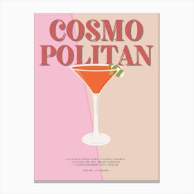 Cosmopolitan Red Canvas Print