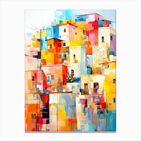 Colorful Houses 1 Canvas Print