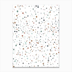Earth Specks Canvas Print