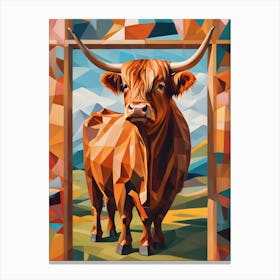 Highland Cow 14 Canvas Print
