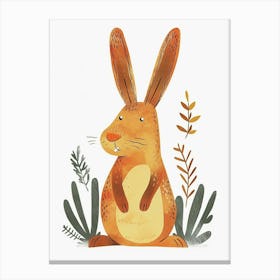 Rex Rabbit Kids Illustration 3 Canvas Print