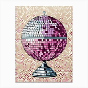 Disco Ball Vector Illustration 1 Canvas Print