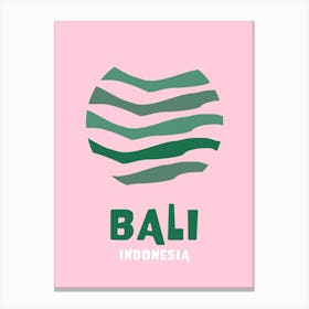 Bali Pink Canvas Print