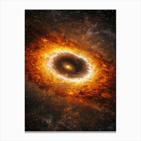 Black Hole In Space Canvas Print