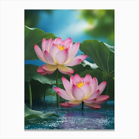 Lotus Flower 108 Canvas Print