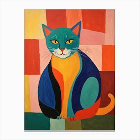 Color Cat Canvas Print