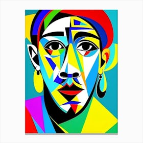 Face Of Man Canvas Print