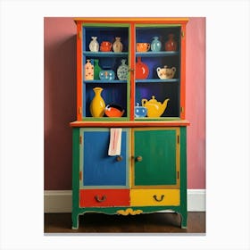 Colorful Hutch Canvas Print