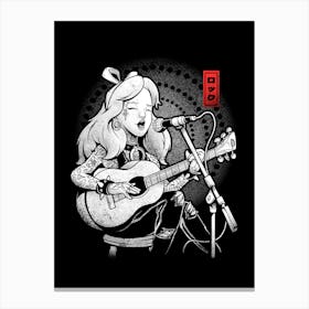 Wonderland Song - Tattoo Music Princess Gift Canvas Print