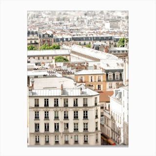 Paris Rooftops Canvas Print