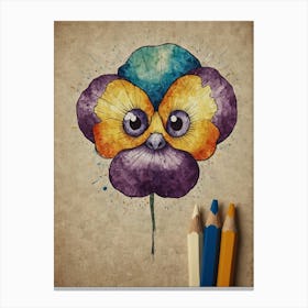 Pansy Canvas Print