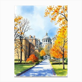 Autumn Leaves In The Park Canvas Print