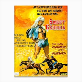 Sweet Georgia, Movie Poster Canvas Print