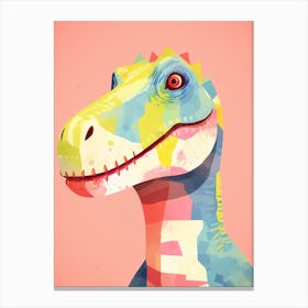 Colourful Dinosaur Jobaria 2 Canvas Print