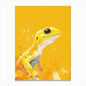 Yellow Salamander 2 Canvas Print