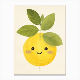 Friendly Kids Lemon 1 Canvas Print
