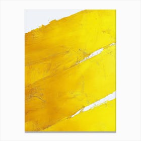 Yellow Abstract Background With Stripes Canvas Print