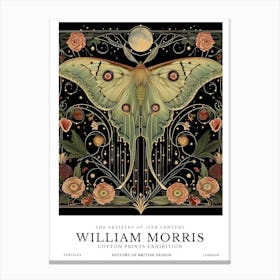 William Morris Exhibition Insects Series 28 Canvas Print