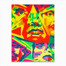 Def Leppard Colourful Pop Art Canvas Print