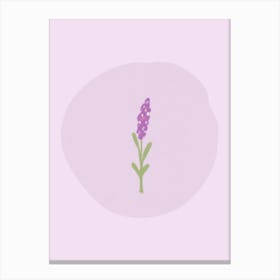 Lavender Flower Canvas Print