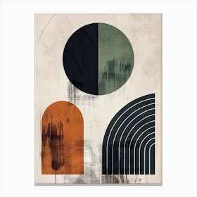 Minkowski Bauhaus Mid Century Canvas Print