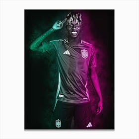 Nico Williams Canvas Print