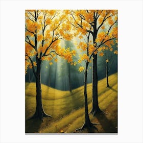 Autumn Trees 5 Canvas Print