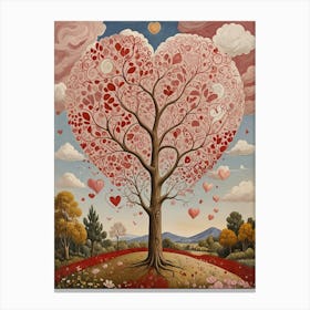 Heart Tree no2 Canvas Print