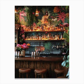 Tropical Bar Canvas Print