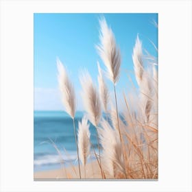 Dune Grass On The Beach Canvas Print